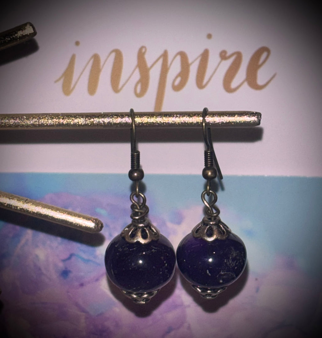 💜 Blissful Amethyst Earrings