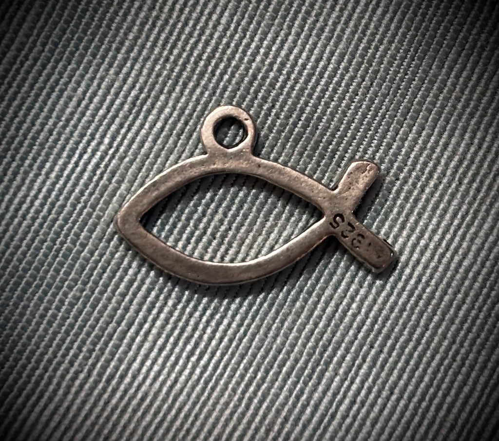 Sterling | Retired James Avery Vintage Ichthus Pendant