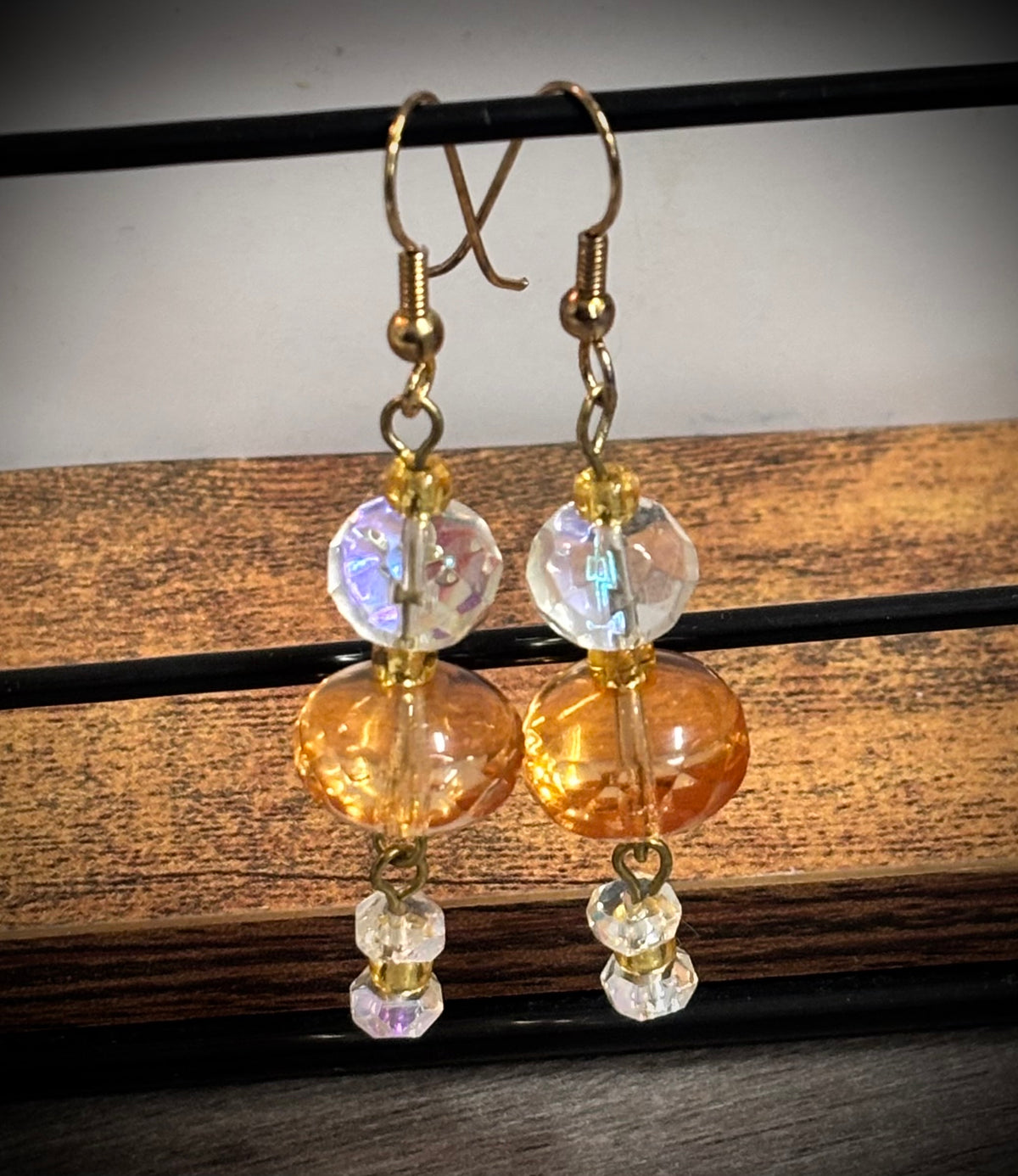 ✨ Golden Champagne – A Little Treasure Renewed Earrings